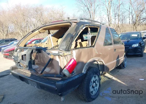 1997 Chevrolet Blazer Ls из США, поврежденный, VIN 1GNCT18W2VK216969